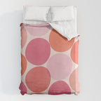 Playful Red and Pink Dots Duvet Cover Gallery Image 6