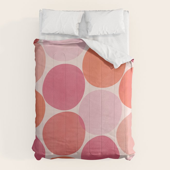 Playful Red and Pink Dots Comforter Gallery Image 6
