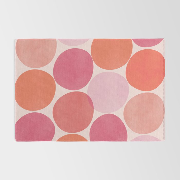 Playful Red and Pink Dots Rug Gallery Image 2