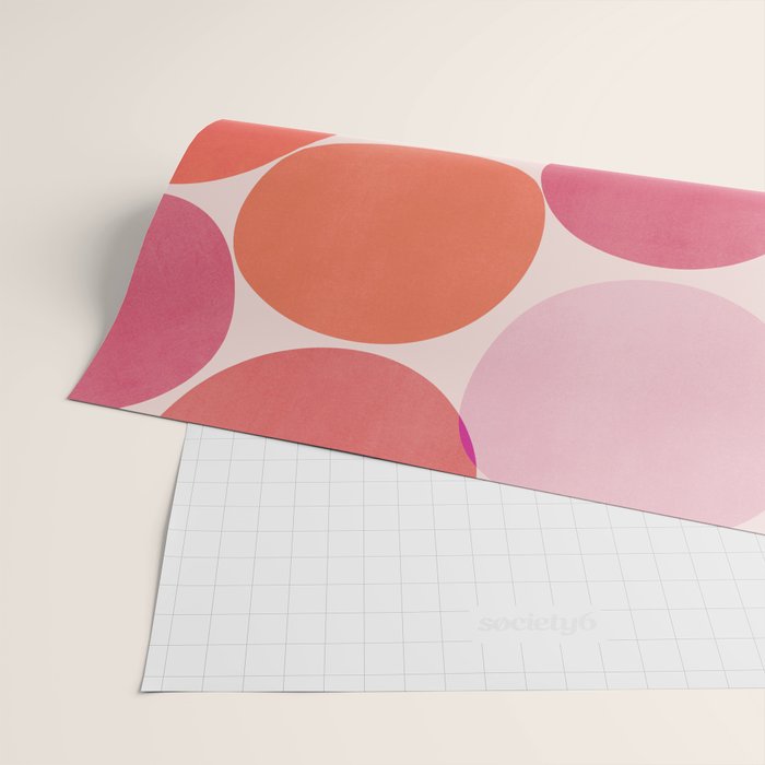 Playful Red and Pink Dots Wrapping Paper Gallery Image 2