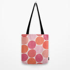 Playful Red and Pink Dots Tote Bag Gallery Image 2