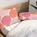Playful Red and Pink Dots Pillow Sham Gallery Image 2