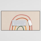Warm Rainbow Desk Mat Gallery Image 1
