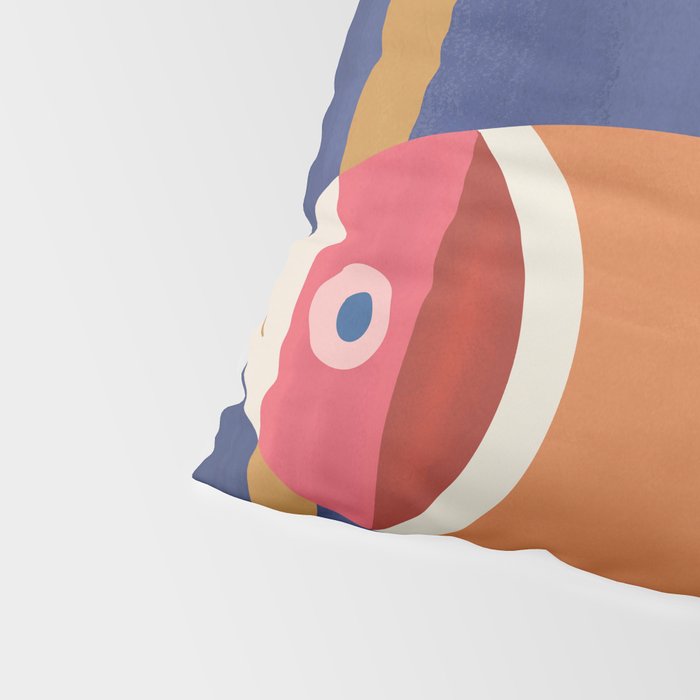 Colorful Abstract Fish Pillow Sham Gallery Image 4