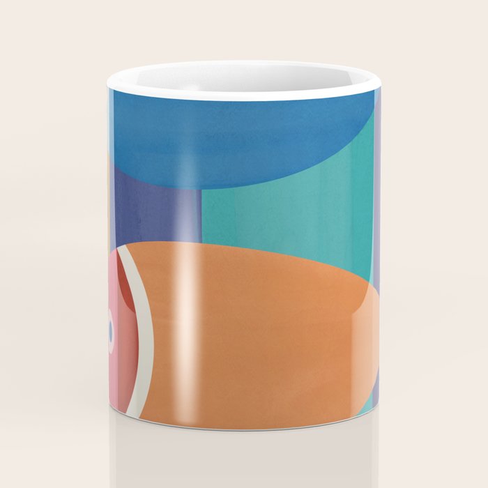 Colorful Abstract Fish Coffee Mug Gallery Image 4