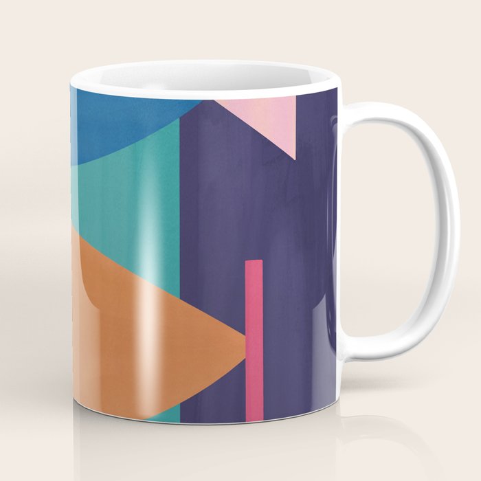 Colorful Abstract Fish Coffee Mug Gallery Image 1