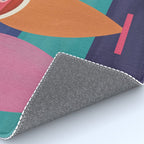 Colorful Abstract Fish Rug Gallery Image 4