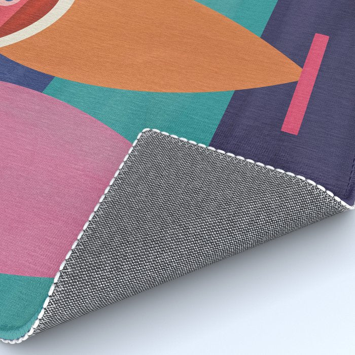 Colorful Abstract Fish Rug Gallery Image 4