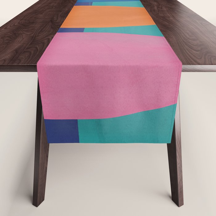 Colorful Abstract Fish Table Runner Gallery Image 1
