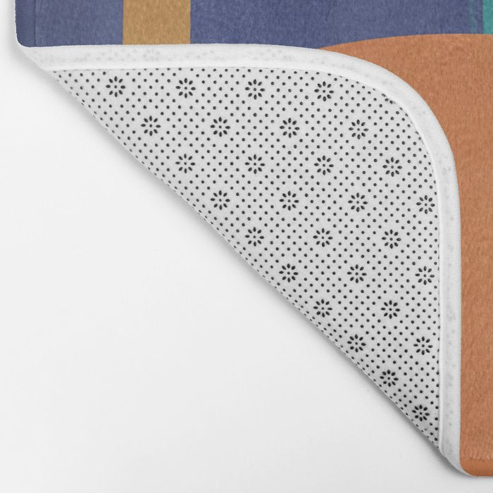 Colorful Abstract Fish Bath Mat Gallery Image 2