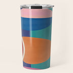 Colorful Abstract Fish Travel Mug Gallery Image 1