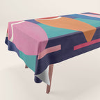 Colorful Abstract Fish Tablecloth Gallery Image 1