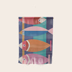 Colorful Abstract Fish Wall Hanging Gallery Image 1