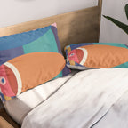 Colorful Abstract Fish Pillow Sham Gallery Image 2