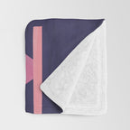 Colorful Abstract Fish Throw Blanket Gallery Image 3