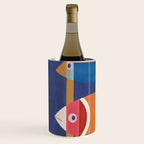 Colorful Abstract Fish Wine Chiller Gallery Image 2