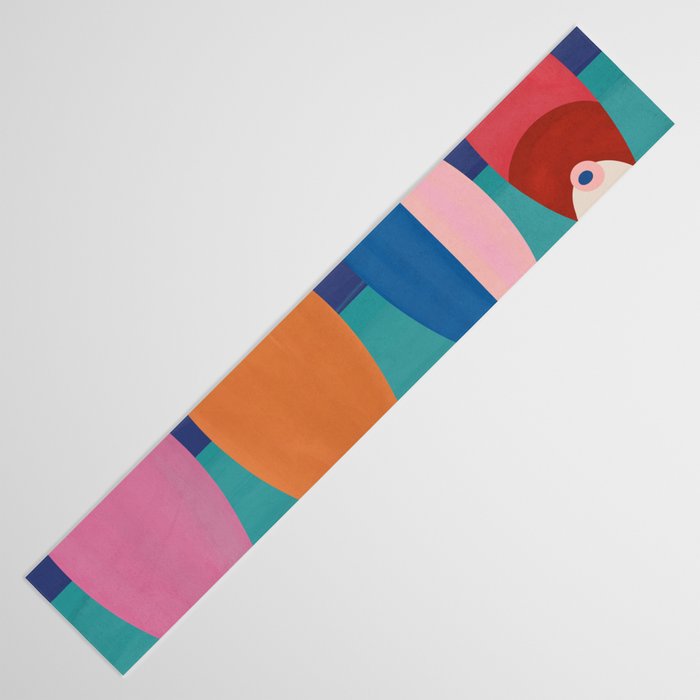 Colorful Abstract Fish Table Runner Gallery Image 3