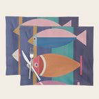 Colorful Abstract Fish Placemat Gallery Image 1