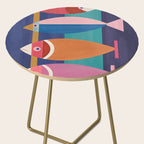 Colorful Abstract Fish Side Table Gallery Image 2