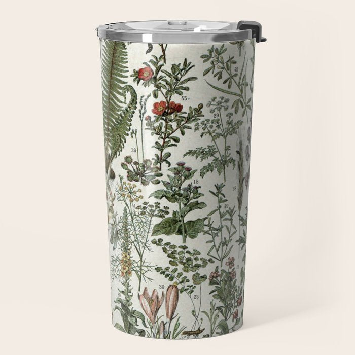Medicinal PlantsVintage  Illustration Travel Mug Gallery Image 2