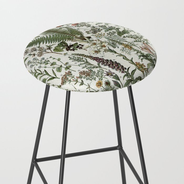 Medicinal PlantsVintage  Illustration Stool Gallery Image 2