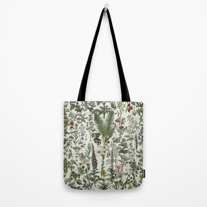 Medicinal PlantsVintage  Illustration Tote Bag Gallery Image 2