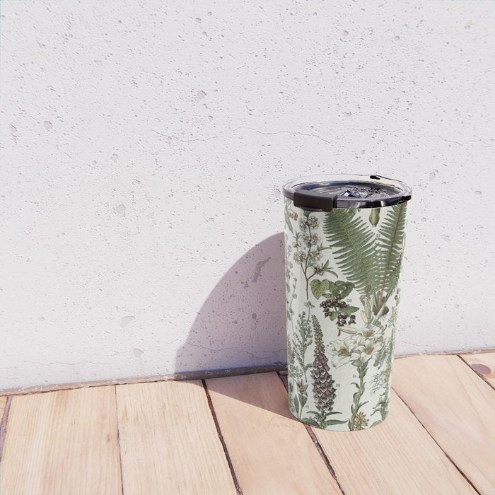Medicinal PlantsVintage  Illustration Travel Mug Gallery Image 4
