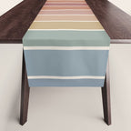 Gradient Arch XXIV Earthy Mid Century Modern Rainbow Table Runner Gallery Image 1