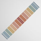 Gradient Arch XXIV Earthy Mid Century Modern Rainbow Table Runner Gallery Image 3
