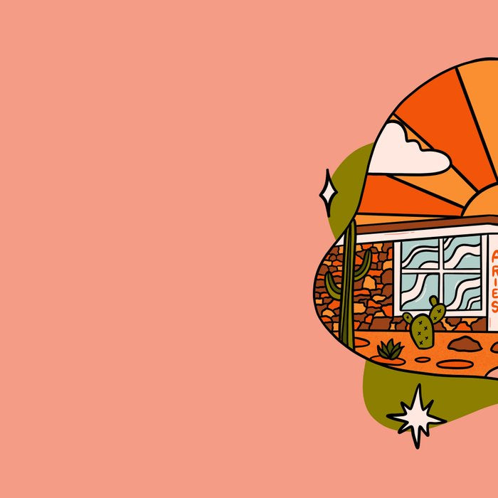 Aries Mid Century House Coffee Mug Gallery Image 2