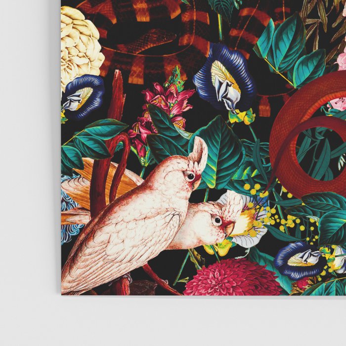 Floral and Animals pattern II Poster Gallery Image 3