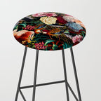 Floral and Animals pattern II Stool Gallery Image 2