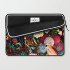 Floral and Animals pattern II Laptop Sleeve Gallery Image 2