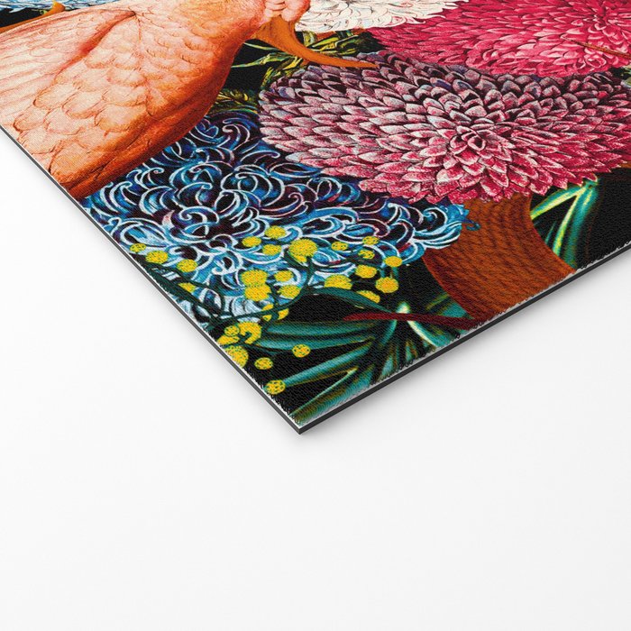 Floral and Animals pattern II Welcome Mat Gallery Image 2