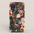 Floral and Animals pattern II iPhone Case Gallery Image 1