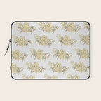 Death's Head Hawkmoth - Gold Palette Laptop Sleeve Gallery Image 1