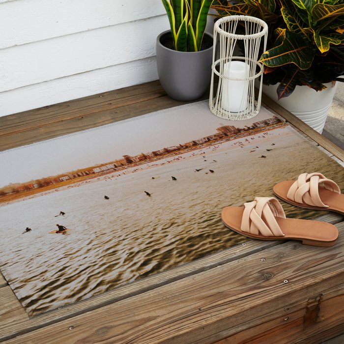 golden summer ii Outdoor Rug Gallery Image 2