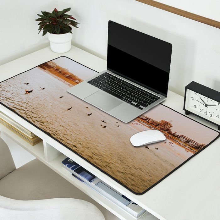 golden summer ii Desk Mat Gallery Image 2