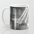 New York Grand Central Train Station Terminal Black and White Photography Print Coffee Mug Gallery Image 3