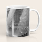 New York Grand Central Train Station Terminal Black and White Photography Print Coffee Mug Gallery Image 1