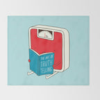 The art of Truth Telling Throw Blanket Gallery Image 2