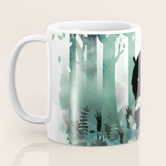 A Quiet Spot (in green) Coffee Mug Gallery Image 3
