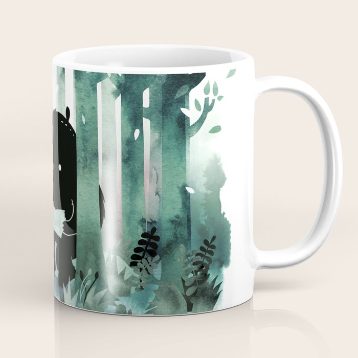 A Quiet Spot (in green) Coffee Mug Gallery Image 1