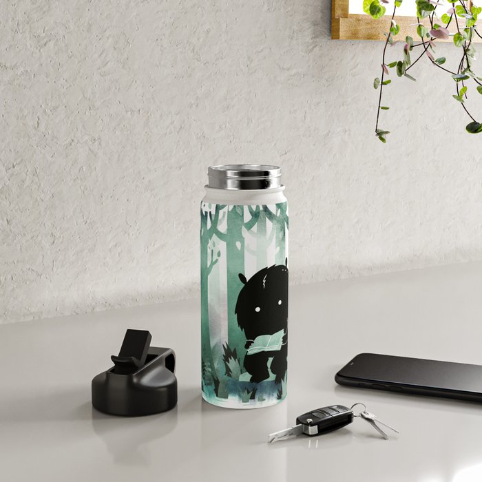 A Quiet Spot (in green) Water Bottle Gallery Image 4