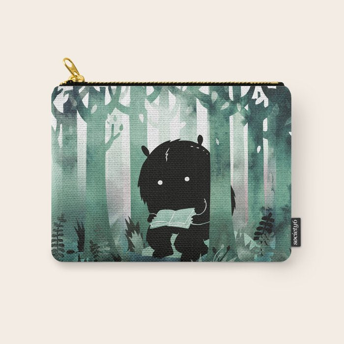 A Quiet Spot (in green) Carry All Pouch Gallery Image 1