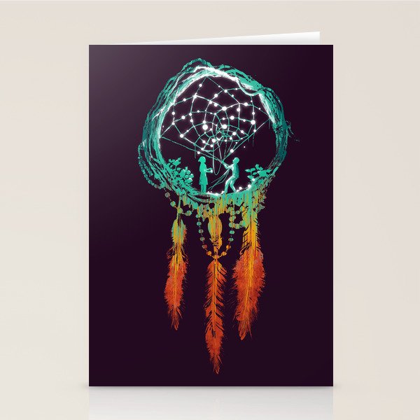 Dream Catcher (the rustic magic) Stationery Card Gallery Image 1