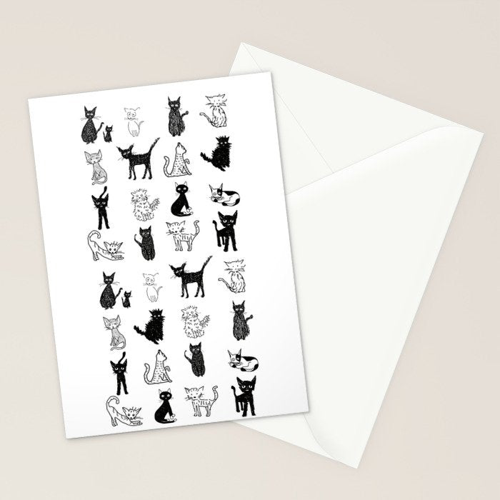 Cats Stationery Card Gallery Image 2