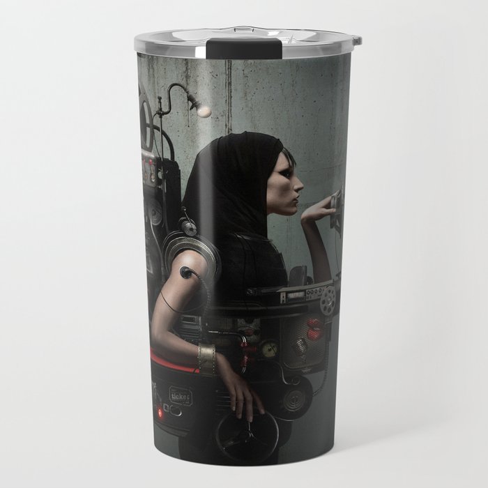 Madame Cinematic - Movie Projection Travel Mug Gallery Image 1