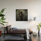 Madame Cinematic - Movie Projection Wood Wall Art Gallery Image 2