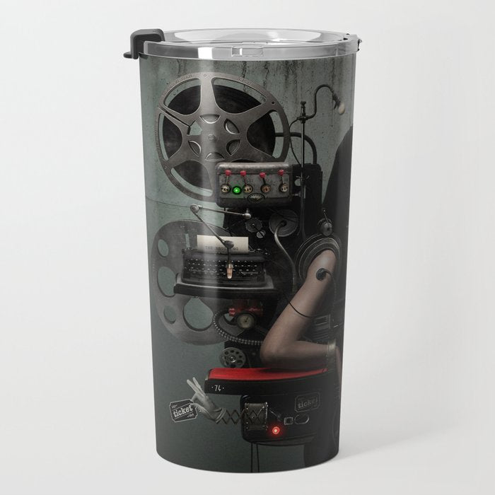 Madame Cinematic - Movie Projection Travel Mug Gallery Image 3